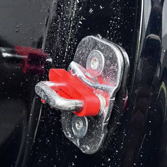 4 шт. Силиконовые амортизирующие накладки на двери автомобиля, противошумные, для гашения вибраций, для автомобилей, грузовиков, простая установка на защелках, стопор удара двери автомобиля