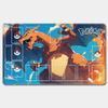 Pokemon Ptcg Card Mat Pikachu Charizard Bulbasaur Squirtle XCm Single Player Battle Anime Characters Card Pad