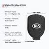 AHH1 Car Glasses Holder Sun Visor Clip Suede Eyeglasses Hanger Ticket Card Storage Clamp For KIA K5 K2 Rio Optima Sportage Venga