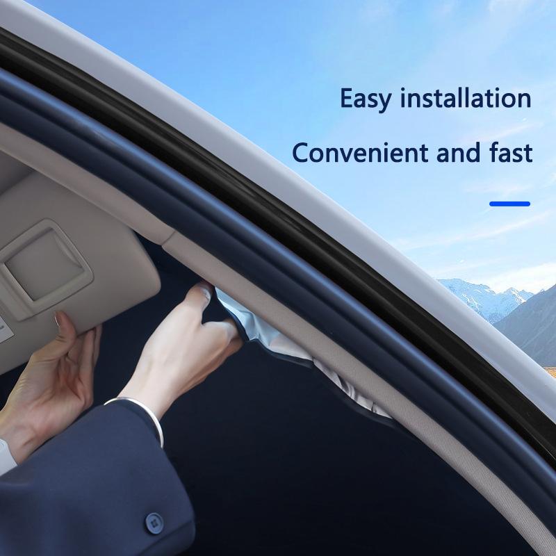 BBIO8 1pcs Car Windshield Sunshade Cover Anti UV Reflector Auto Accessories For BMW E90 E60 E46 E39 F30 F10 E87 X3 X4 X5 X1 G30 G20