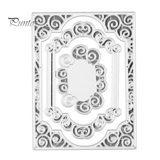 2 шт. фоновая рамка для резки штампов DIY скрапбук бумажные карты изготовление трафаретной формы