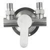 Stainless Steel Shower  Hot And Cold Water Mixer Wall Mounted Metal Handle