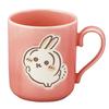 Officially Licensed Chiikawa Mug, 300ml, Diameter: Approx. 8 X 9cm, Rabbit Colors, Microwave and Dishwasher Safe, Made In Japan, Pink, CKW13-11