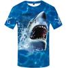 Tuna Ocean Digital Printed Short Sleeve Men's Fishing Enthusiast T-shirt Hot Selling Fashionable Men's Clothing