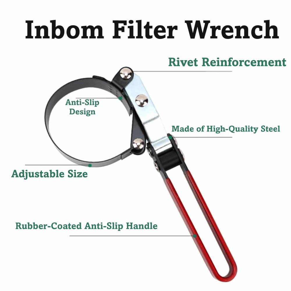 Ergonomic Handle Filter Removal Tool Steel Band Oil Filter Removing Tool Car Repair