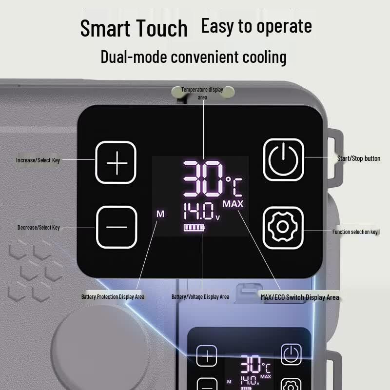 Midea 21L Portable Dual-Use Compressor Refrigerator CN plug (adapter included)