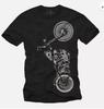 Custom Biker Double Sided Print Tee – Men's Rocker Motorcycle Shirt