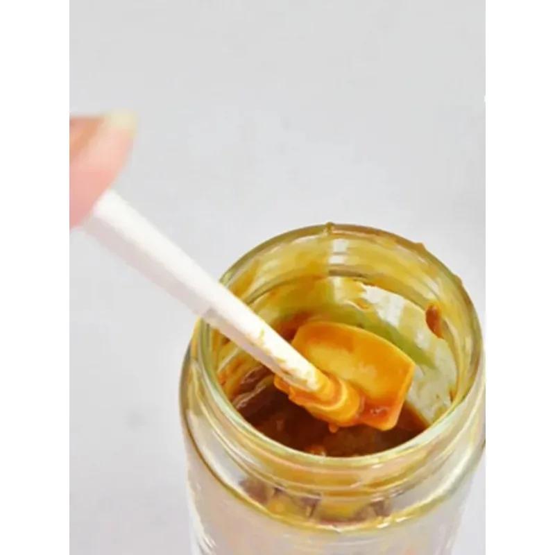 Кухня Маленькие инструменты Силиконовый кондитерский Длинный скребок для бутылок Лопатка для теста Джем Кетчуп Торт Модель с длинной ручкой Инструмент для выпечки Скребок