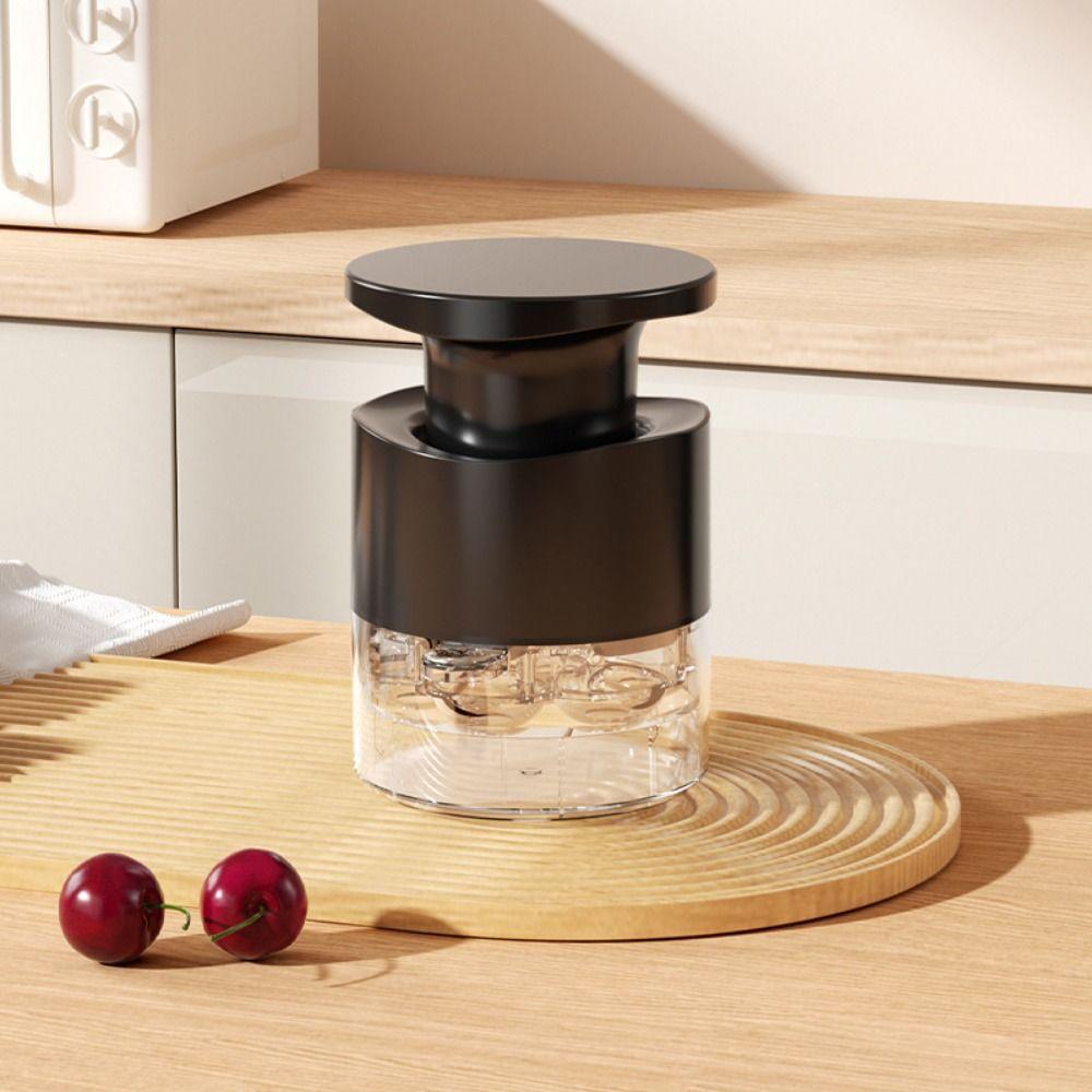 7 Holes Cherry Pitter One-Hand Press Cherries' Pits Extractor Jujube Core Remover Home Gadget