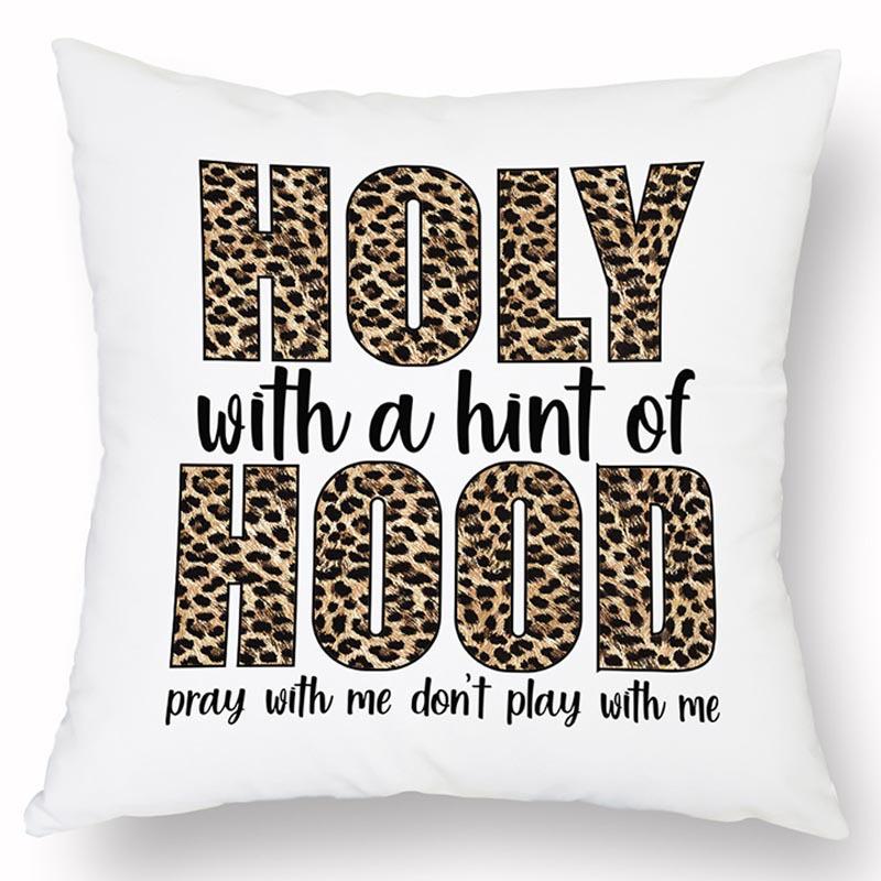 Новая Рождественская Льняная Наволочка с Принтом Домашний Диван Гостиная Праздничная Грязеотталкивающая Подушка