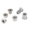 5Pcs Single Double Triple Bike Chainring Bolts Nut with Multiple Size Optional for Single, Double and Triple Chainrings