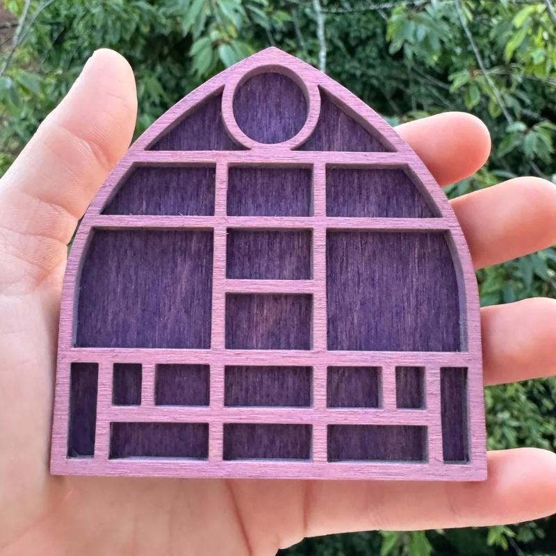 Многоцветная миниатюрная полка для мелочей, различные ячейки, луна, гриб, кукольный домик, полка, отделения