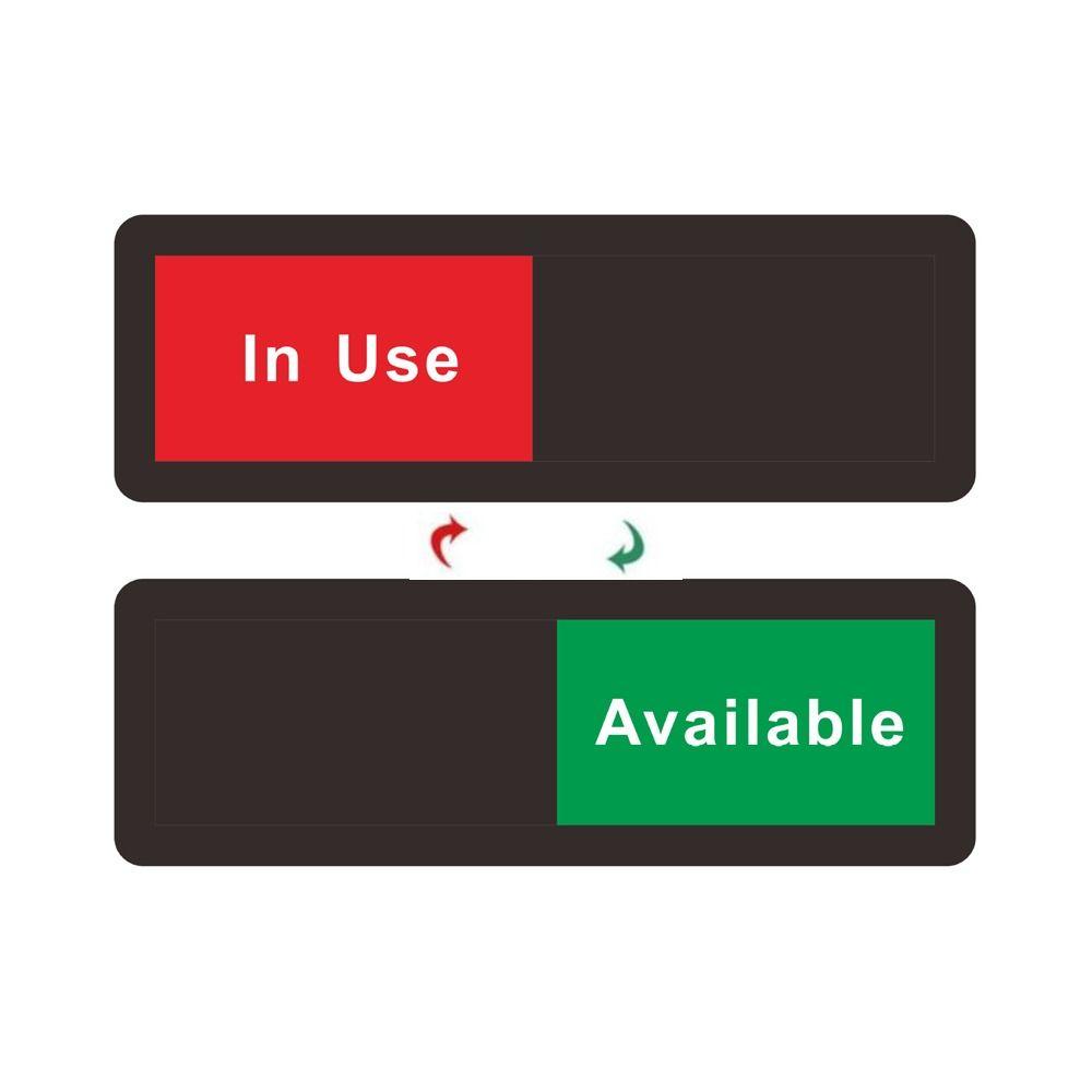 Самоклеящиеся таблички-напоминания Акриловые дверные таблички-слайдеры Прочные Гостиничная доска объявлений Гостиница