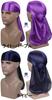 Miraculous Shiny Fabric Do-rag Hip Hop Dance DU-RAG Durag navy
