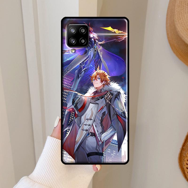 Чехол Genshin Impact Тарталья для Samsung Galaxy A16 A56 A36 A26 A25 A54 A34 A14 A52 A32 A12 A13 A33 A53 A15 A35 A55