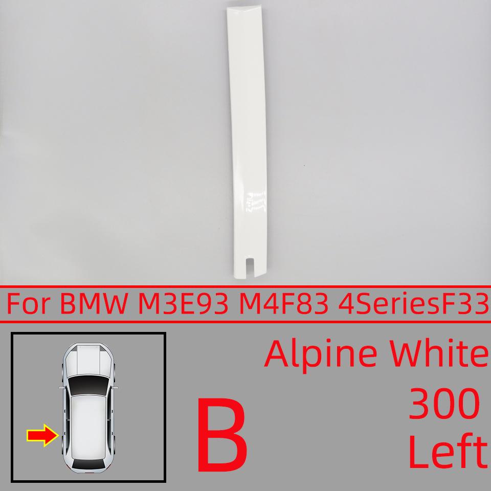 Car Accessories Convertible Roof trim cover Trim Strip Accessory Painted For BMW E93/M3 07-13 F83/M4 14-19 4Series F33
