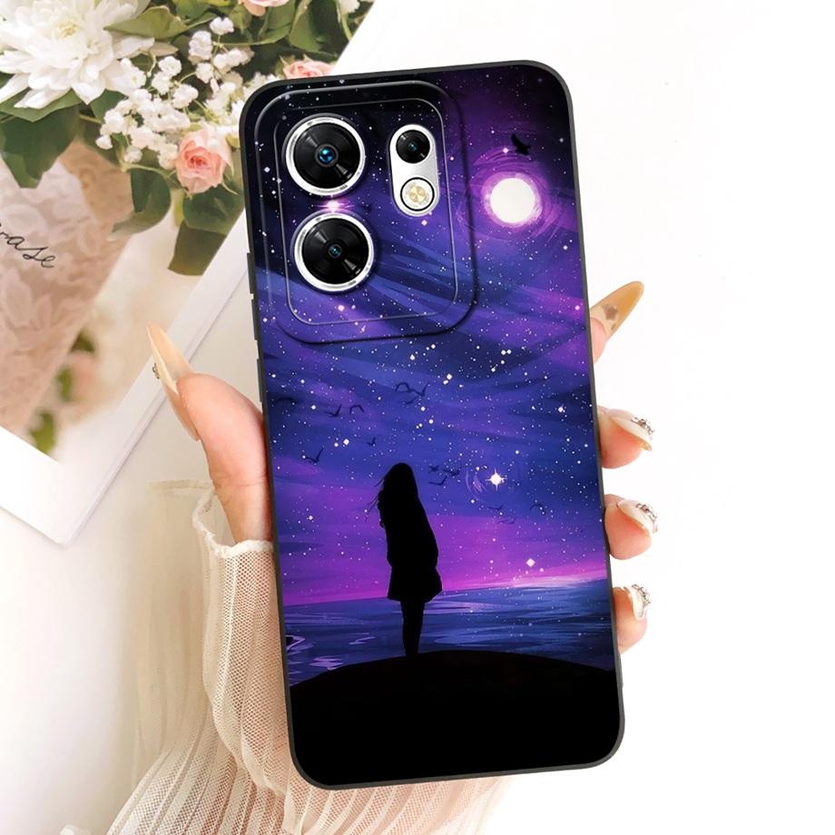 Модный чехол с рисунком для Infinix Zero 30 4G 5G Zero X Neo X Pro, мягкий матовый силиконовый чехол с узором из бантиков, мультяшный кот