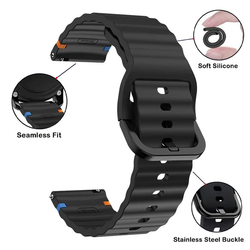 Ремешок для часов, совместимый с Amazfit Balance GTR 4 Bip 5 46mm Bip 5 Unity 49mm Браслет для Amazfit Balance GTR 4 3 2 22mm Ремешок