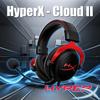 HYPERX Игровые наушники Cloud II, накладные, предназначенные для игр и аудиовизуальных развлечений.