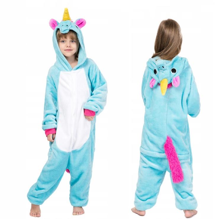 Kigurumi Onesie Kids Unicorn Pajamas For Children Animal Cartoon Sleepers Baby Costume Winter Girls Licorne Jumspuit