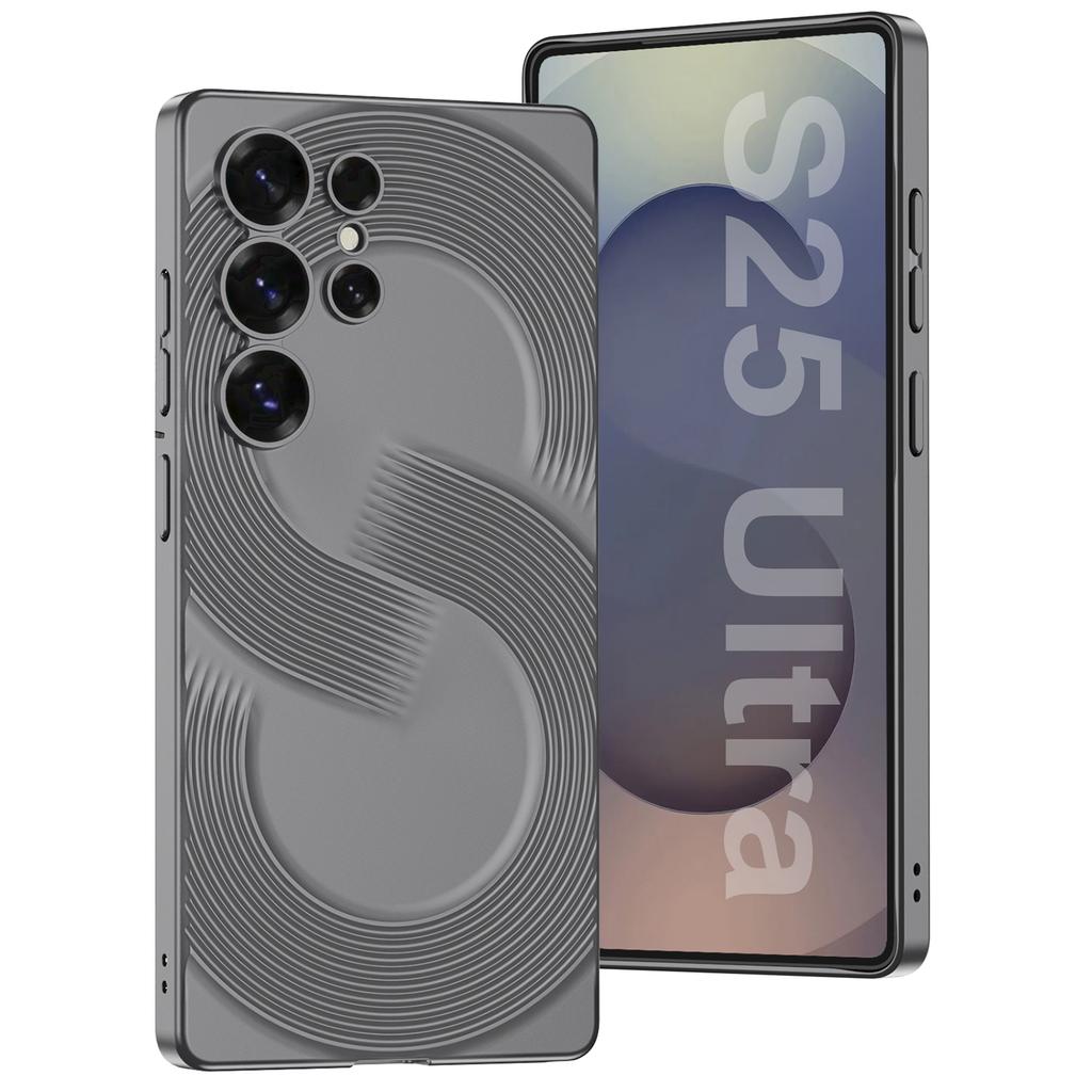 Для Samsung Galaxy S25 Ultra Чехол Твердый ПК Ультратонкий Задняя крышка телефона S-образный дизайн