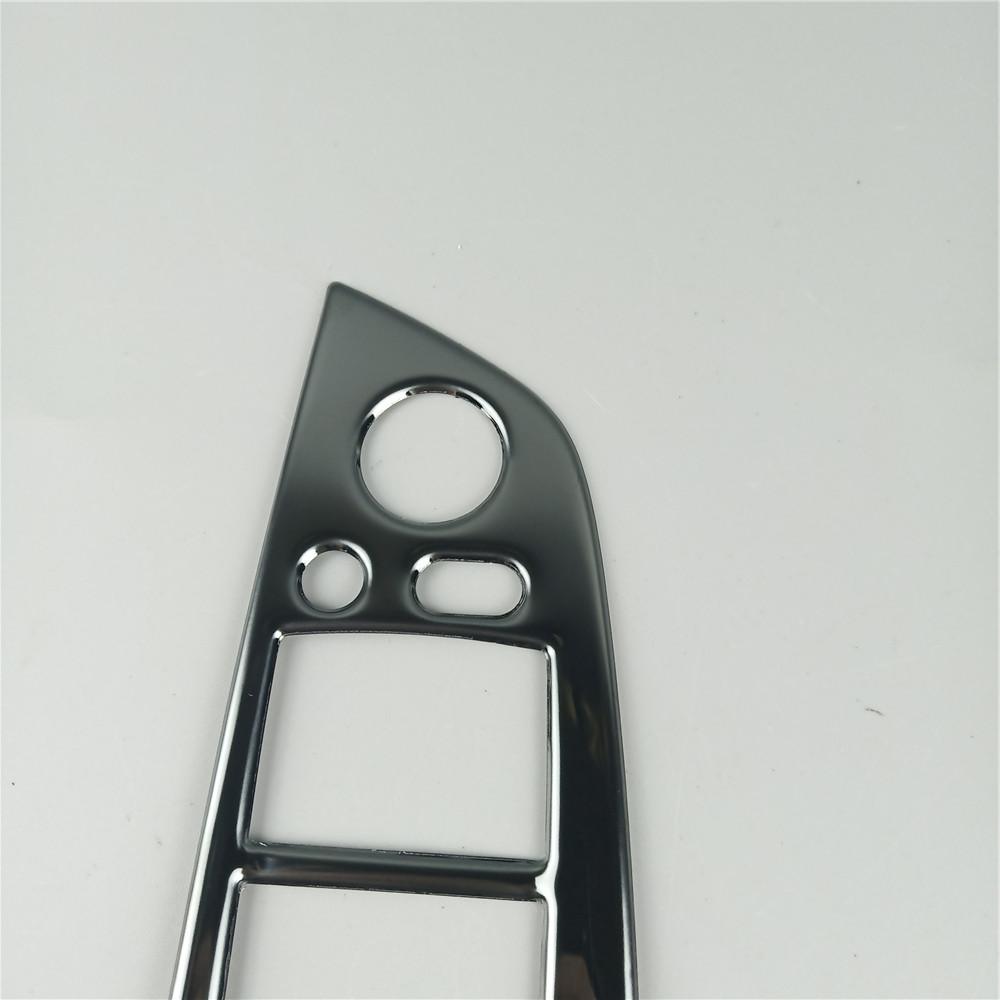 Черные наклейки на подлокотник двери автомобиля, декоративные наклейки для BMW X5 E70 X6 E71 2008-2014, кнопки подъема оконного стекла из нержавеющей стали