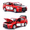 1/32 Mitsubishis Lancer Evolution Alloy Racing Car Model Diecast Metal Toy Vehicle Car Model Simulation Collection Children Gift