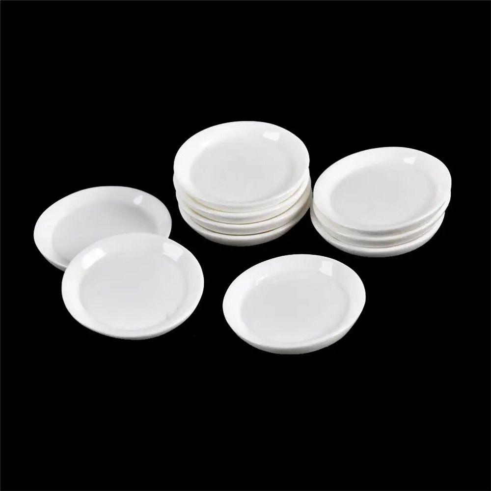 Кухонные игрушки Кукольный домик Подносы Симуляция Миниатюрная посуда Детские Мини-блюда Подарки для девочек