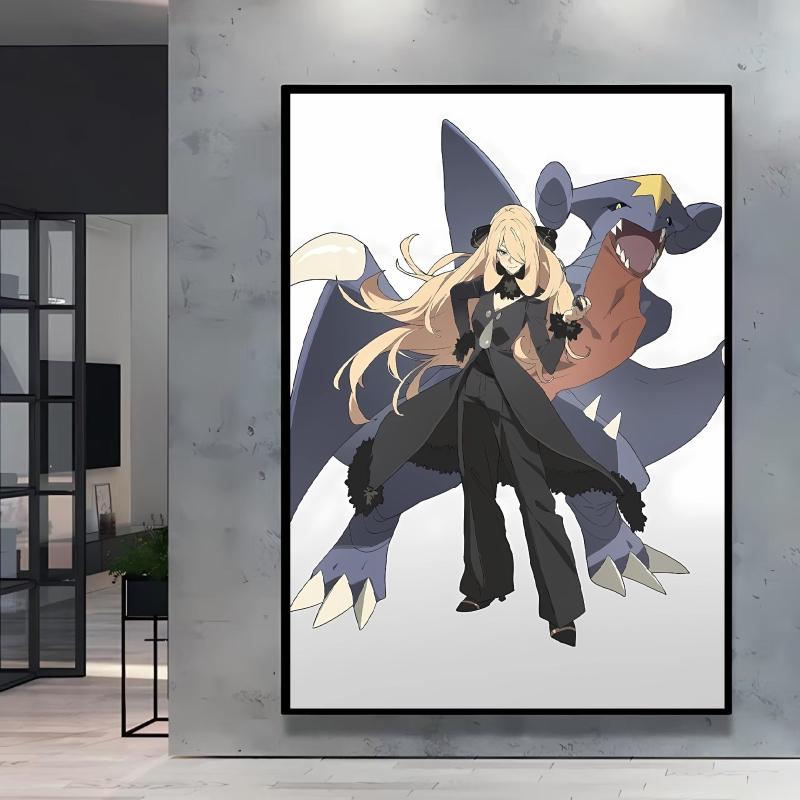 Hot Anime Poster Pokemon Akari Arceus Cartoon Character Picture High Quality Canvas Children's Room Home Decoration Paintings