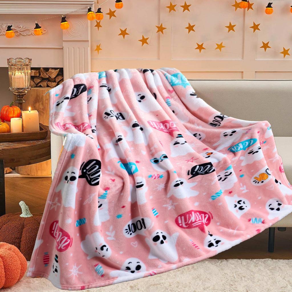 Хэллоуин Плед Ведьма Мягкий Плюшевый Уютный Фланелевый Хэллоуин Плед Украшение Для Вечеринки Диван Кровать Гостиная