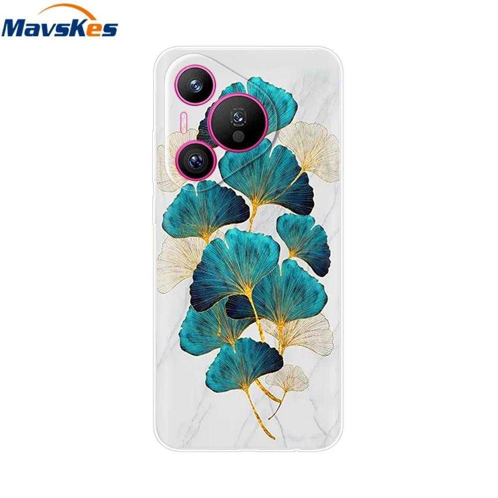 Для чехла Huawei Pura 70 Pro Pura 70 Прозрачная задняя крышка Бампер с красивой девушкой Мягкий ТПУ Funda Для Huawei Pura 70 Pro+ Pura70 Ultra Capa