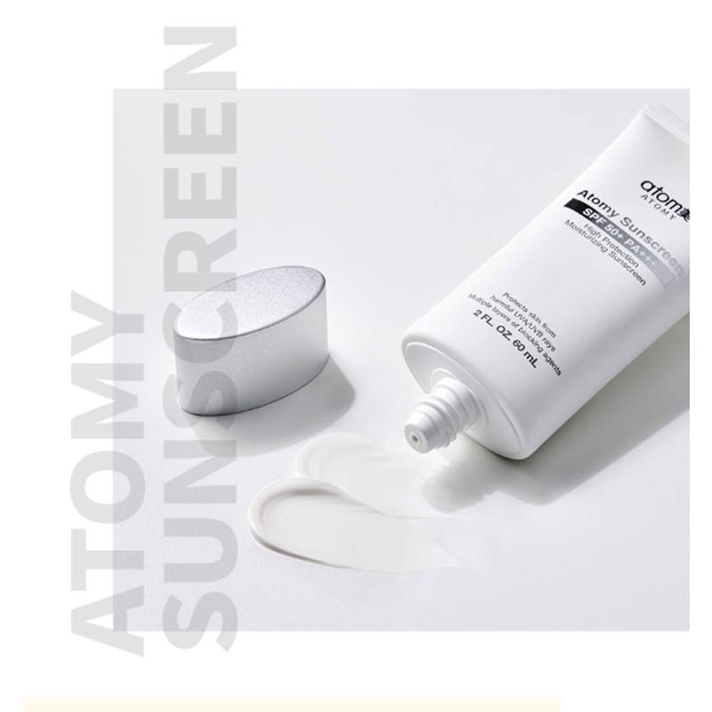 Atomy Солнцезащитный крем White - SPF 50+ PA+++, широкий спектр защиты от УФ-излучения, легкий и нежирный, 60 мл