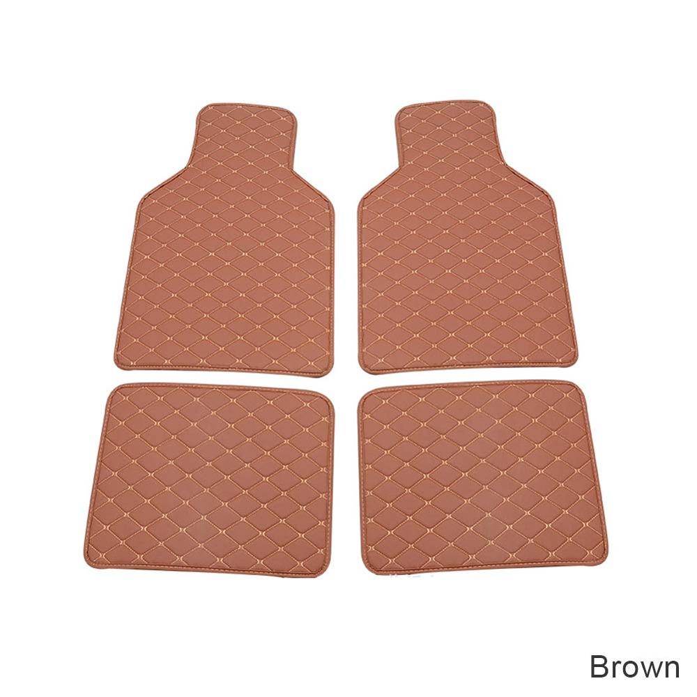 4 шт. Универсальные автомобильные коврики, коврики, водонепроницаемые, грязные коврики для всех автомобилей