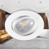 Spot LED encastrable 3en1 rond blanc 7W IP20 Dimmable