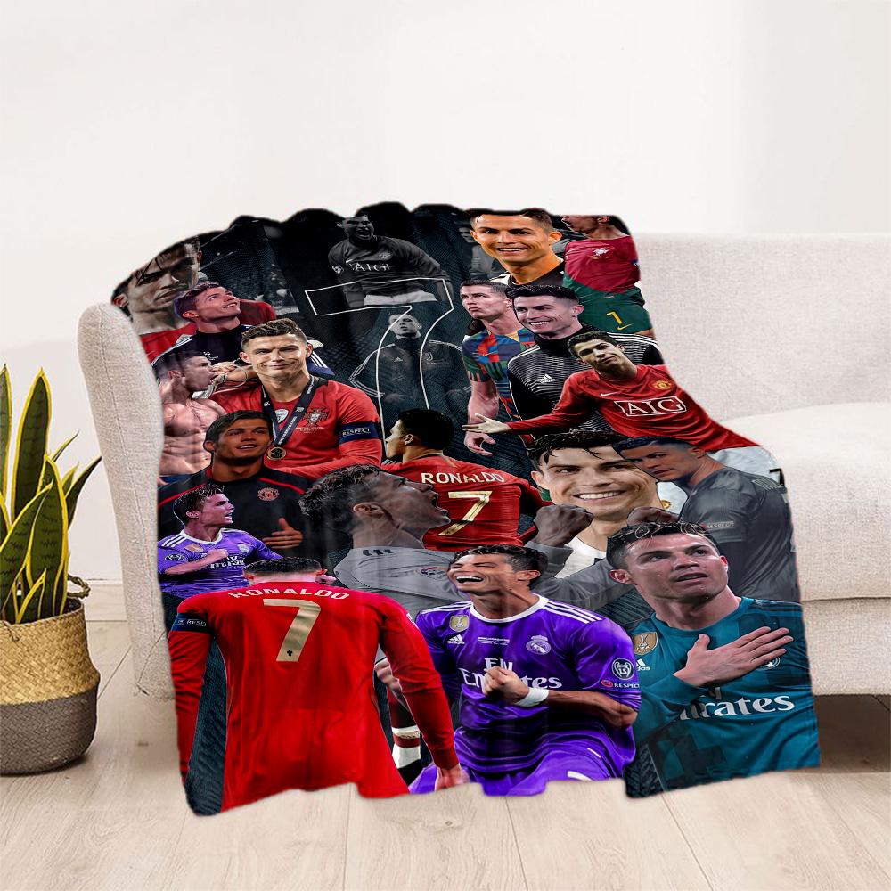 Cristiano Ronaldo 36 Blanket Ultra-Soft Great for Chair Office Chair Picnics All-Season Use Playful Design Birthday Christmas Gift Blanket