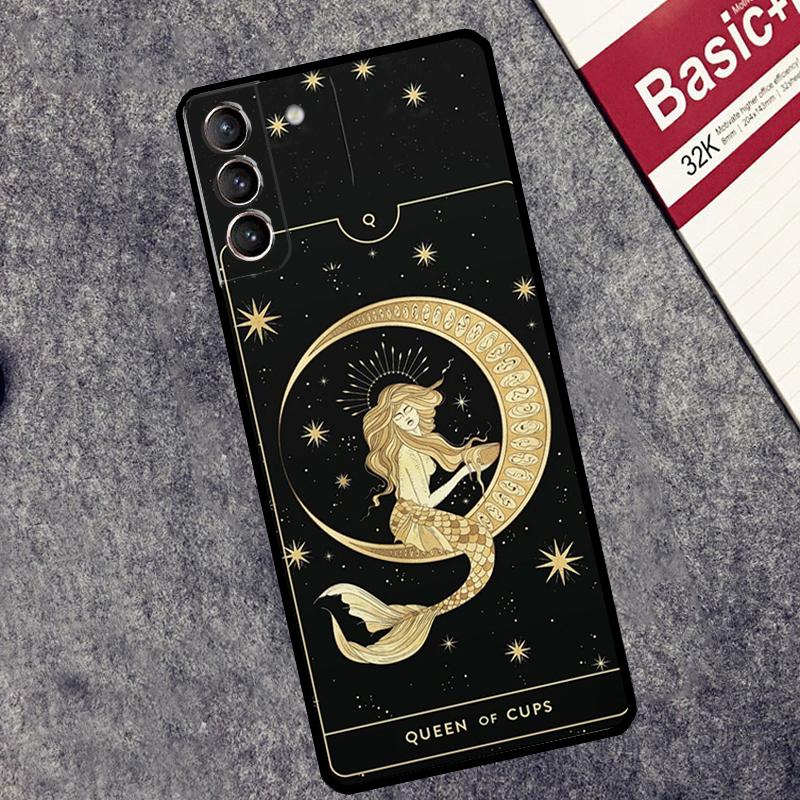 Чехол-кошелек со знаком зодиака и картами Таро для Samsung Galaxy S24 S23 S22 S21 Plus Ultra Note 20 S9 S10 Note 10 S20 S21 FE
