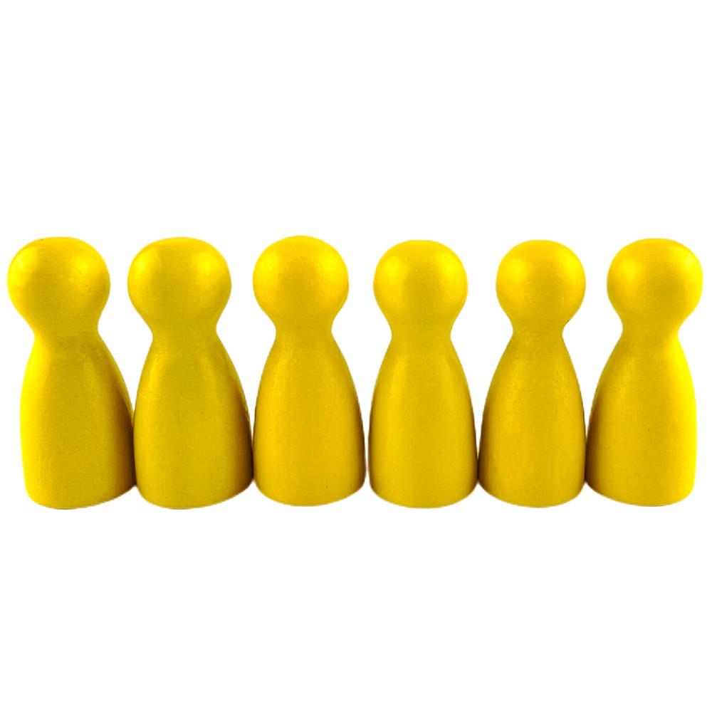 12 цветных деревянных пешек для настольных игр для шахматной игры