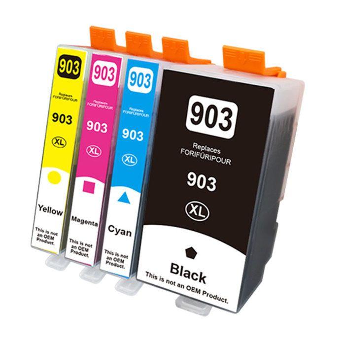 Cartouche d'Encre - YONGER POUR ELLE - HP 903XL - Multi-couleurs - Compatible - 55ml Noir