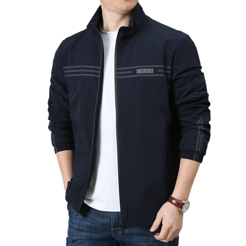 Men's Stretch Casual Solid Color Autumn Jacket, 2025 Trend