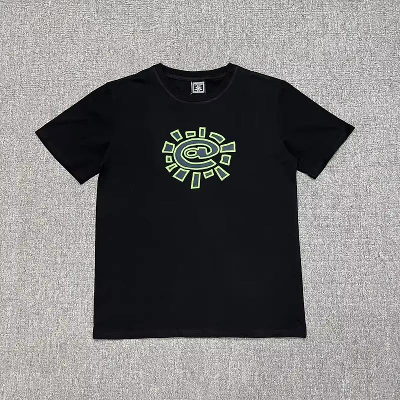 2026 Summer Men's Women's Fashion Casual Oversized Tees Sun Roll T-shirt Casual Street Graphic Summer T-shirts Loose Tops Short Sleeve Streetwear