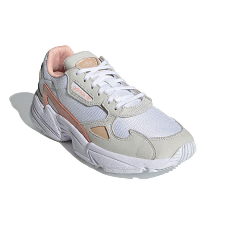 Adidas Falcon Glow Розовые женские кроссовки White Cloud-White Halo-Amber GV7366