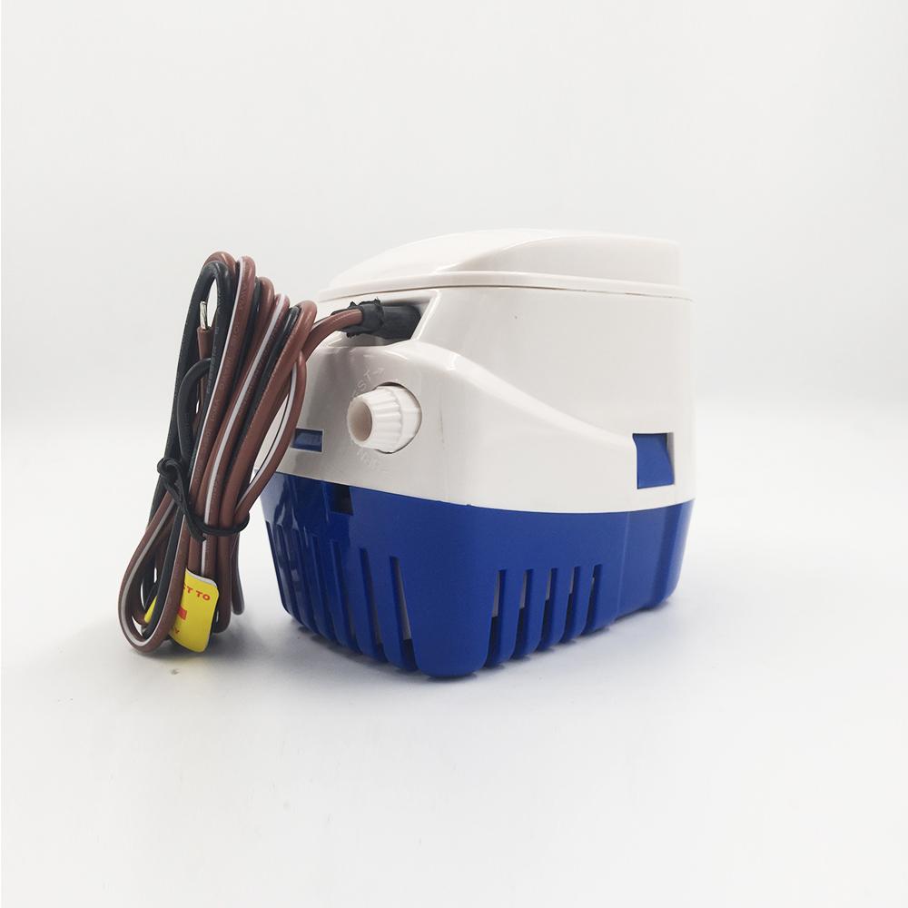 12V Automatic Marine Water Pump Small Bilge Pump 24V Yacht Drainage Fast Boat DC Submersible Pump Bilge 750GPH 1100GPH