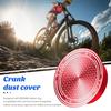 Крышка кривошипа велосипеда с резиновым кольцом Прочная, высокопрочная красочная пылезащитная крышка для рукоятки Замена деталей велосипеда Алюминиевый сплав Велосипедная шатунная система MTB