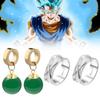 Dragon Ball Super Goku Black Accessories With Earrings And Ring For Anime Costume Parties
