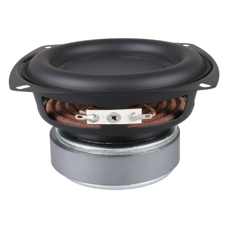 4Inch 30W Heavy Bass Speaker 25Core Voice Coil 4Ohm Impedance Neodymium Magnets System Subwoofer ABS Metal Housing