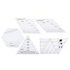 5Pcs PatchWork Ruler Quilting Templates Transparent Sewing Cutting Craft Manual DIY Tools