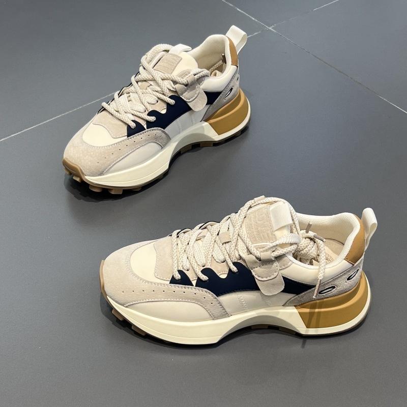 Туфли Форрест Гамп, женские весенне-осенние новые универсальные модные туфли с тонкой талией, одинаковые по цвету, для папы