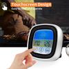 Touchscreen Meat Thermometer Food Barbecue Thermometer BBQ Grill Smoker Thermometer Timer Alert Cooking Baking Oven