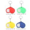 Magnifier Keychain 10X Magnification Foldable Portable Mini Magnifying Glass with Key for Outdoor Reading Magnifier