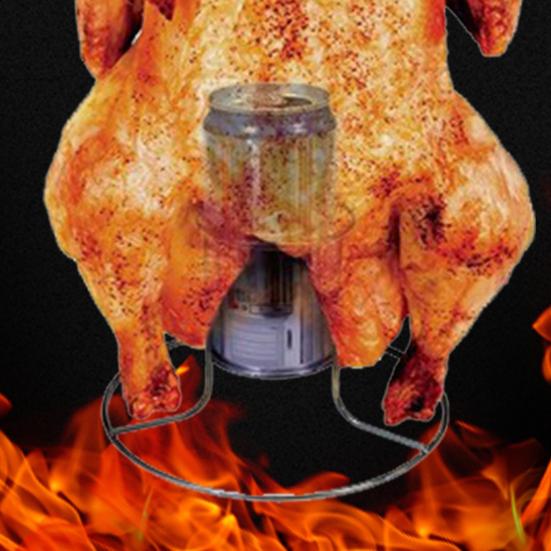 Подставка для пивной банки Yousheng, подставка для курицы, подставка для жареной курицы из нержавеющей стали, железная подставка для курицы с пивной задницей, стабильная безопасная подставка для жаровни для гриль-печи